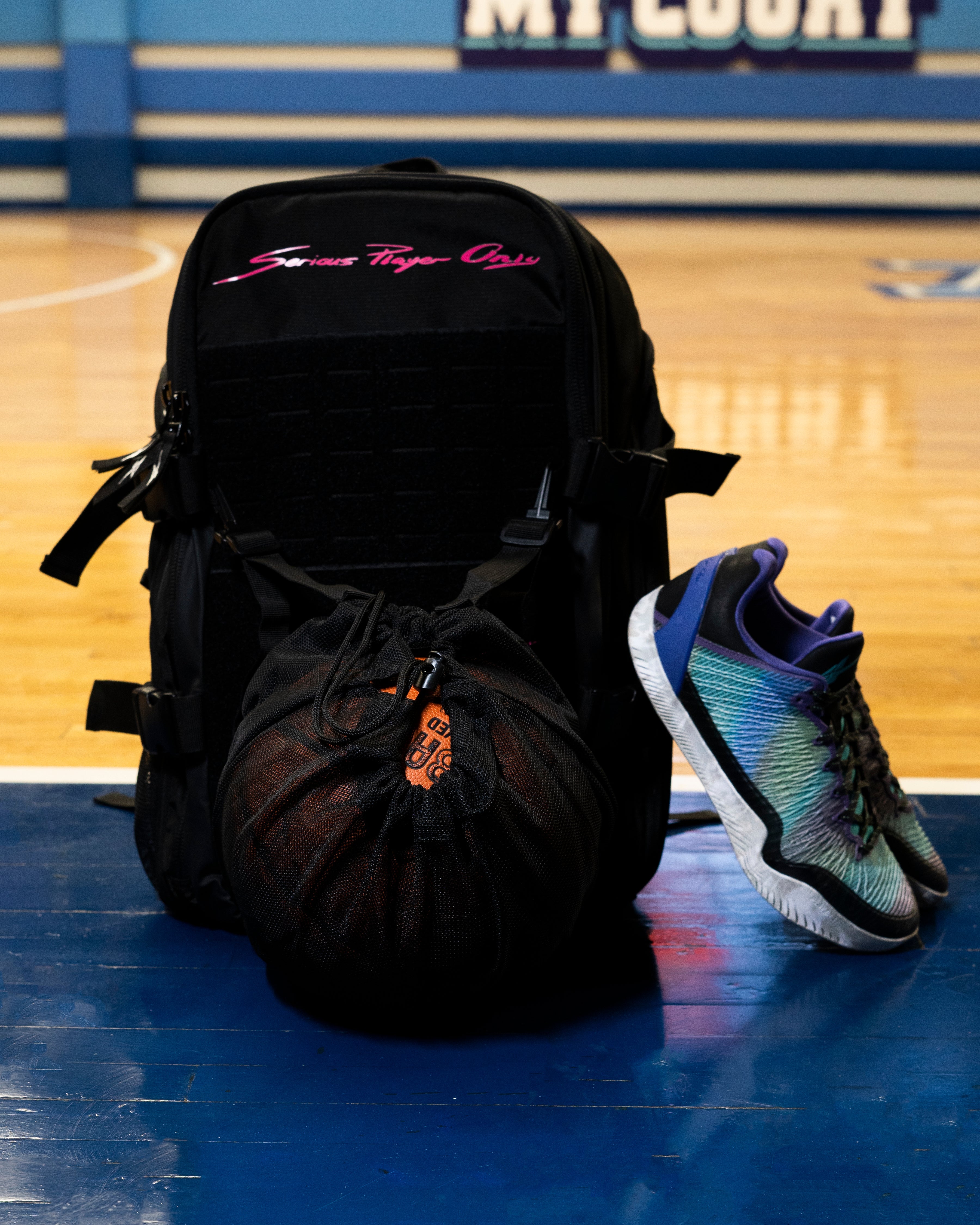 ONE-FOR-ALL Noir - Sac à dos Basketball Tout-en-Un Intemporel