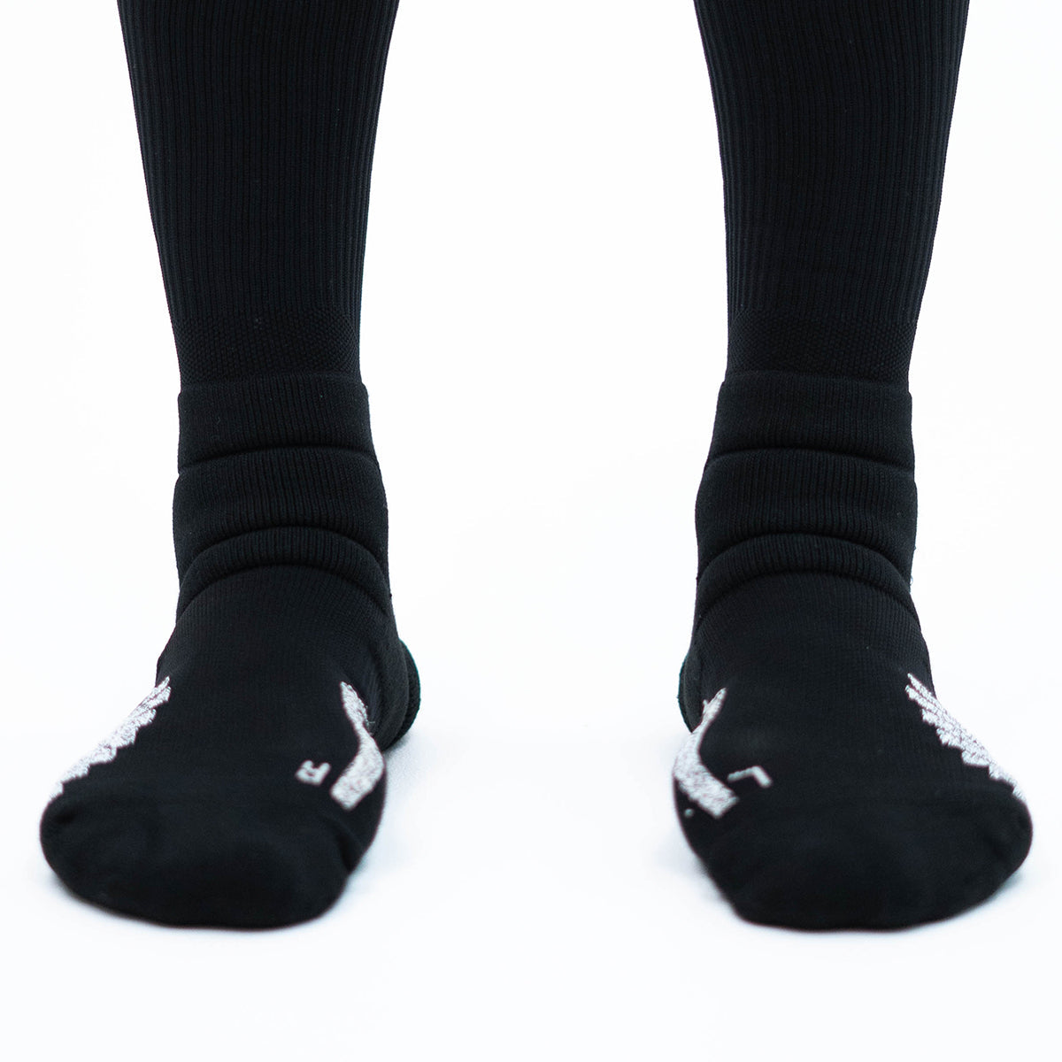 Chaussettes Hautes PRO SPO Noires - Performance Basketball