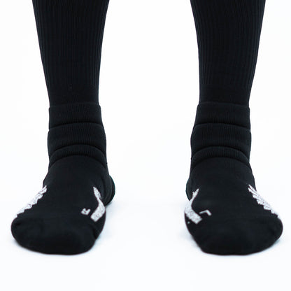 Chaussettes Hautes PRO SPO Noires - Performance Basketball