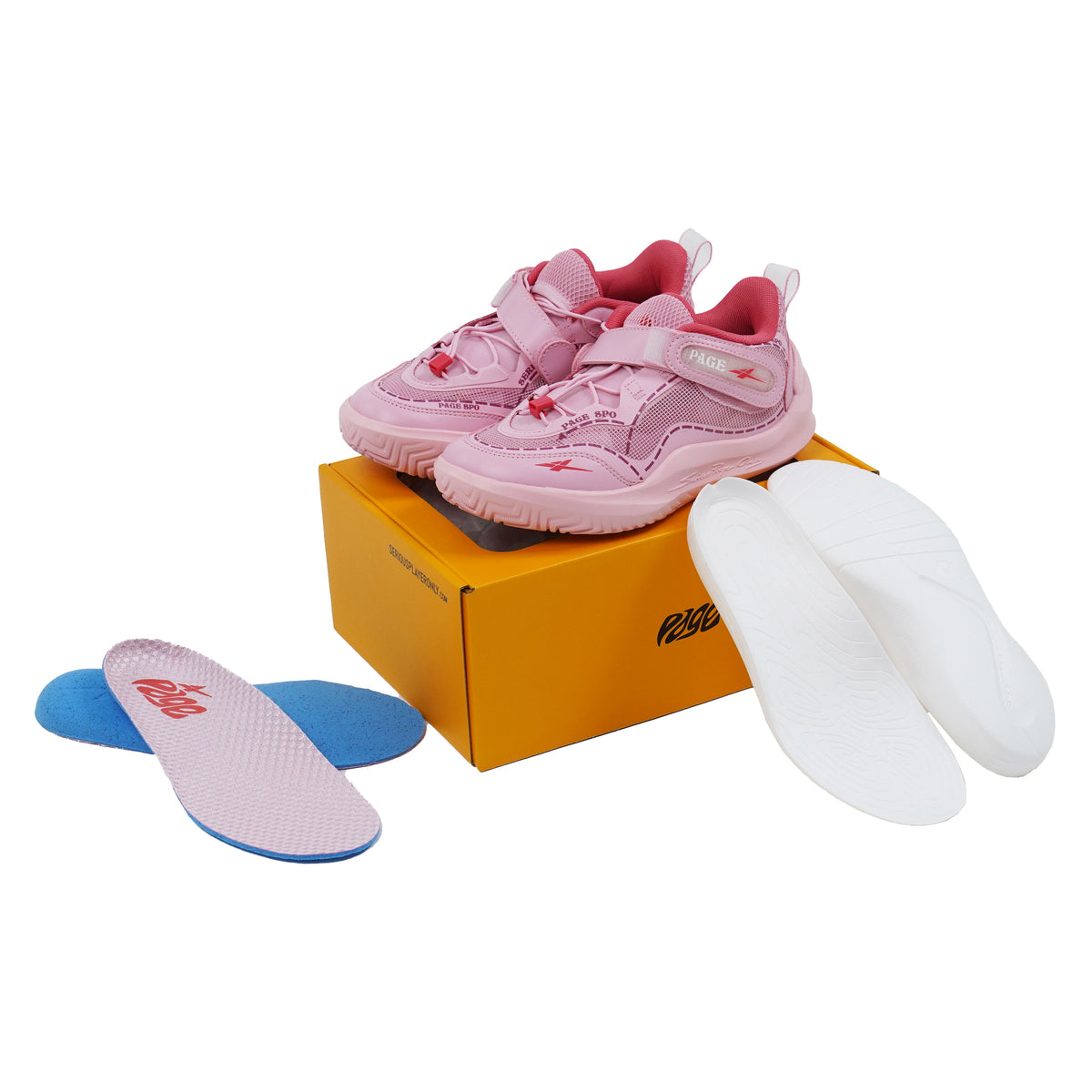 Page1 Pink Racer - Chaussure Basketball Enfant Rose