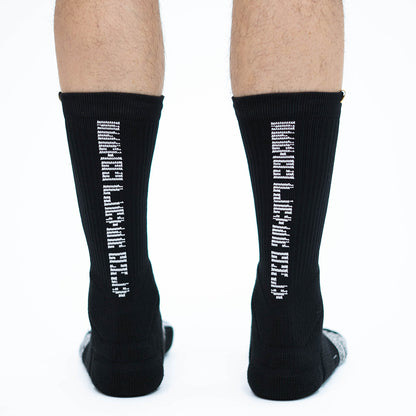 Chaussettes Hautes PRO SPO Noires - Performance Basketball