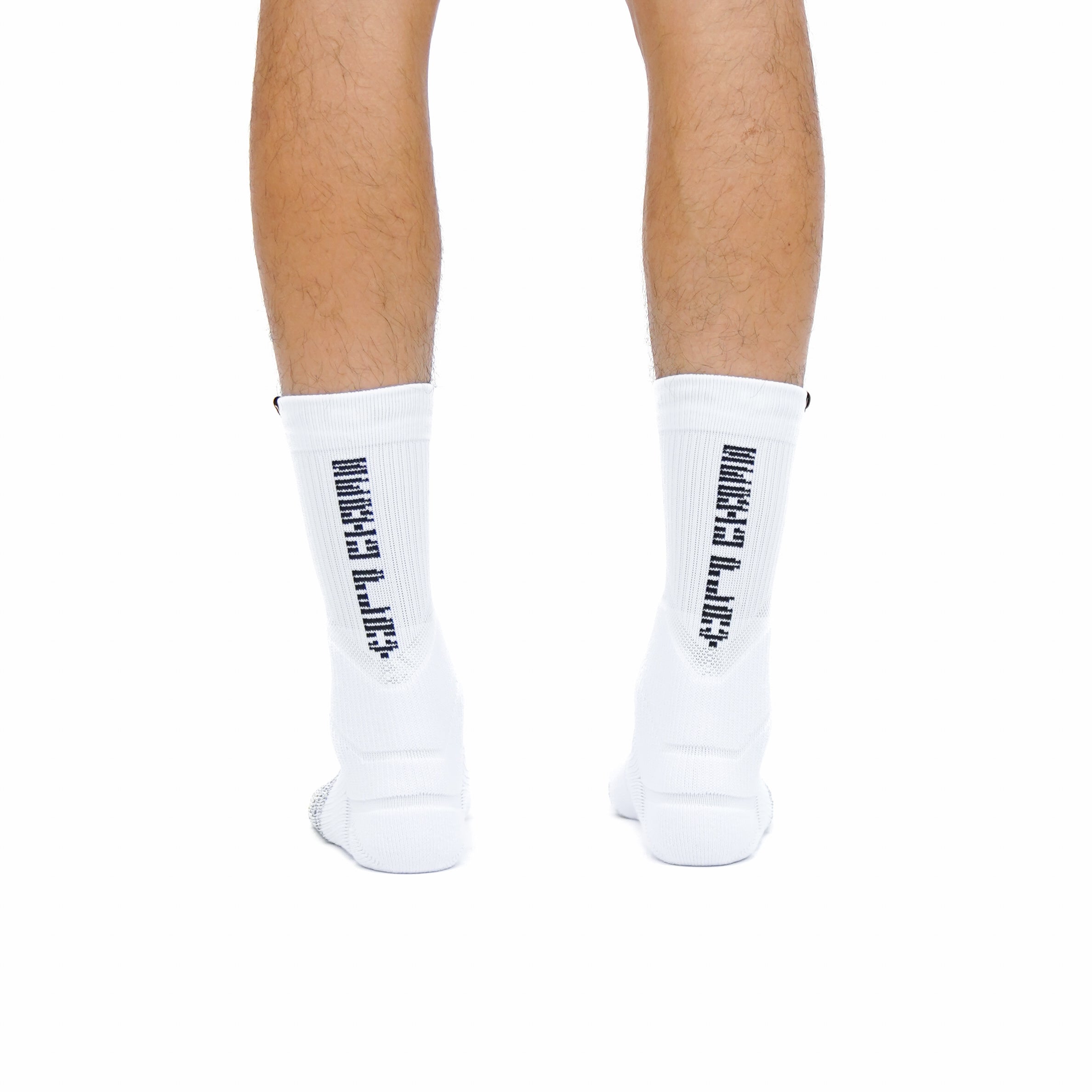 Chaussettes Mid PRO SPO Blanches - Performance Basketball