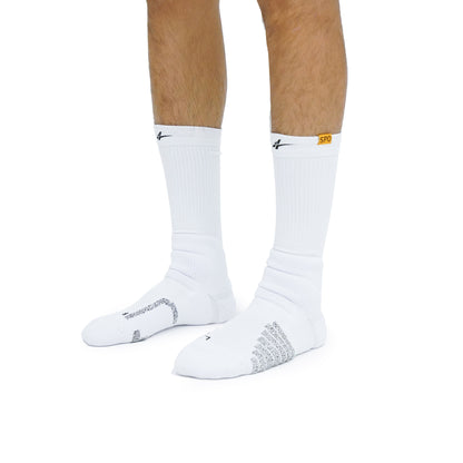 Chaussettes Hautes PRO SPO Blanches - Performance Basketball