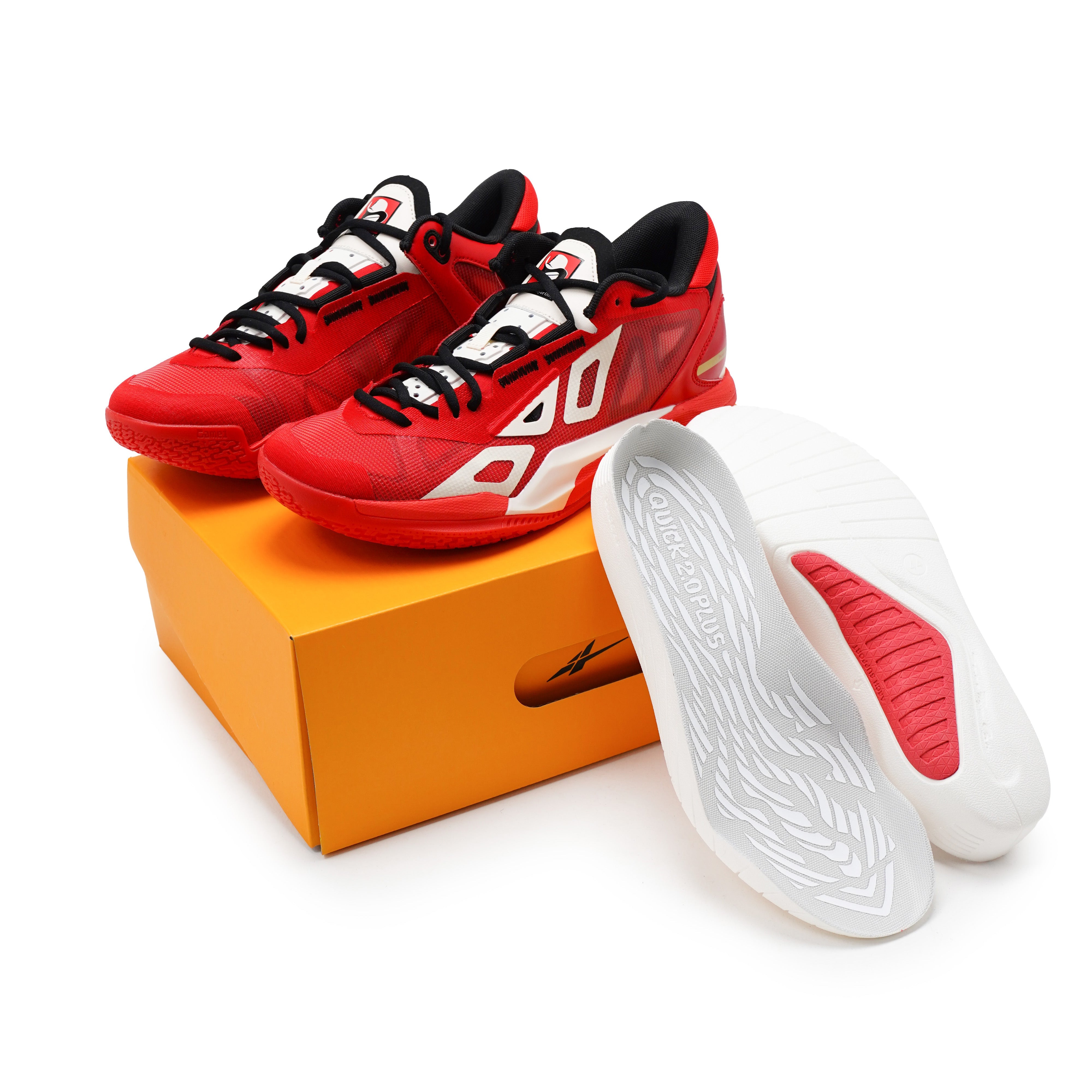 Game1 Low Court Killer - Chaussure Basketball Rouge Cowboy